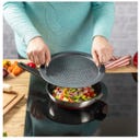 SMART & COMPACT - Passoire & Couvercle Anti-Projections - 1 pcs.