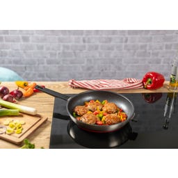 SMART & COMPACT - Poêle à Frire avec Poignée d'Appoint - Set