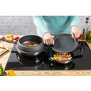 SMART & COMPACT - Poêle à Frire avec Poignée d'Appoint - Set