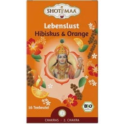 Shoti Maa Bio Tee Lebenslust - Hibiskus & Orange - 16 Teebeutel