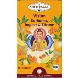 Bio Tee Vision - Kurkuma, Ingwer & Zitrone - 16 Teebeutel