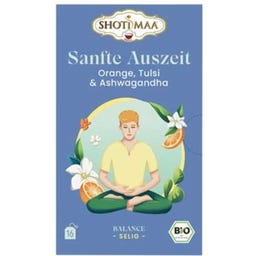 Bio Tee Sanfte Auszeit - Orange, Tulsi & Ashwagandha - 16 Teebeutel