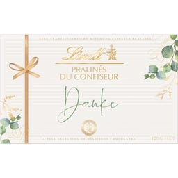 Lindt Gold Weiss Pralinen - 120 g - Danke