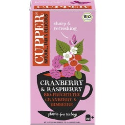 CUPPER Bio Cranberry & Rasberry Tee - 20 Teebeutel