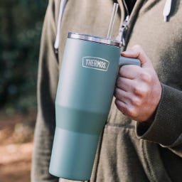 Thermos Isolier-Trinkbecher 1,1 Liter - green mat