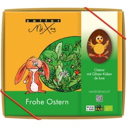 Bio MiXing Osterei mit Glitzer-Küken de Luxe - 100 g