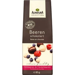 Alnatura Bio Sélection Beeren, schokoliert - 85 g