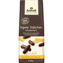 Sélection Ingefärsstänger Chokladdragerade, Eko - 90 g