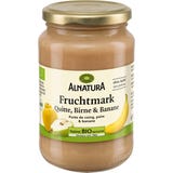 Alnatura Kvitten-P&auml;ron-Fruktpur&eacute; med Banan, Eko