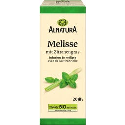 Alnatura Bio Melissentee mit Zitronengras - 20 Teebeutel