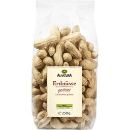 Alnatura Bio Erdnüsse geröstet (in Schale) - 250 g