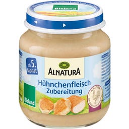 Bioland-Hühnchenfleischzubereitung, Babygläschen - 125 g