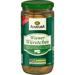 Alnatura Bio Wiener Würstchen, Glas - 390 g