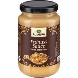 Alnatura Bio Erdnuss Sauce, gewürzt - 325 ml