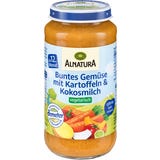 Bio Buntes Gem&uuml;se mit Kartoffeln & Kokosmilch vegetarisch