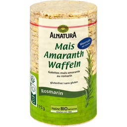 Alnatura Bio Mais-Amaranth Waffeln Rosmarin - 115 g