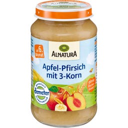 Alnatura Bio Apfel-Pfirsich mit 3-Korn - 190 g