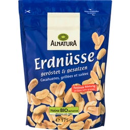 Alnatura Bio Erdnüsse, geröstet und gesalzen - 175 g