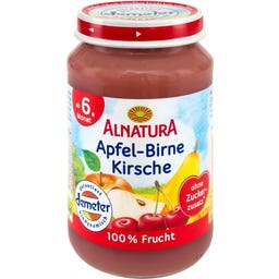 Alnatura Bio Apfel-Birne-Kirsche Babygläschen - 190 g