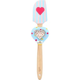 Spatola con Manico in Legno e Formina per Biscotti - Cuore