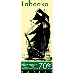 Labooko Bio - 70% NICARAGUA - Sail Shipped Cocoa - 70 g