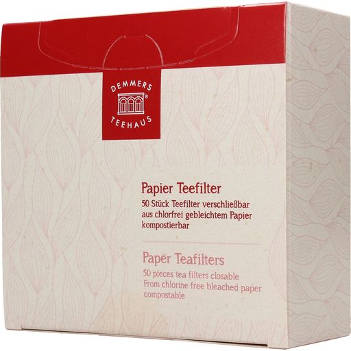 Demmers Teehaus Zamykany papierowy filtr do herbaty - 1 Paczka