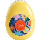 Chocolats dans Boîte en Métal en Forme d'Oeuf de Pâques - jaune