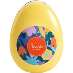 Chocolats dans Boîte en Métal en Forme d'Oeuf de Pâques - jaune