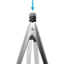 Dreamfarm Tång Clongs Svart - 25x4x3 cm