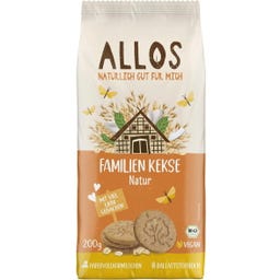 Allos Organic Family Biscuits - Natural - 200 g