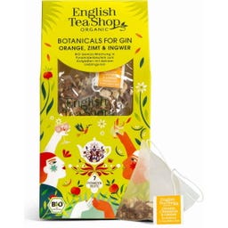 Bio Spices - Botanicals for Gin - Naranja, Canela y Jengibre - 7 bolsitas de té