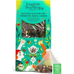 Organic Botanicals for Gin: Green Tea, Rose & Jasmine - 7 čajových sáčků