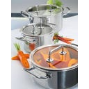 Topf-Set mit Glasdeckel Brigade Basic 4-teilig - 1 Set