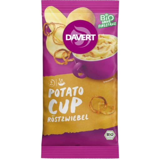 Davert Bio Potato-Cup con Cebolla Frita