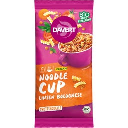 Davert Bio Noodle-Cup Linsen Bolognese - 65 g