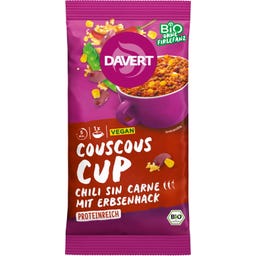 Davert Bio Couscous-Cup Chili sin Carne - 58 g