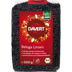 Davert Bio Beluga Linsen schwarz - 500 g