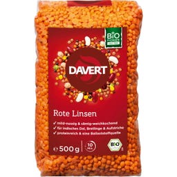 Davert Lentilles Rouges Bio - 500 g