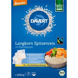 Davert Bio Weißer Langkorn im Kochbeutel - 500 g