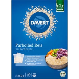 Davert Bio Parboiled Reis im Kochbeutel - 250 g