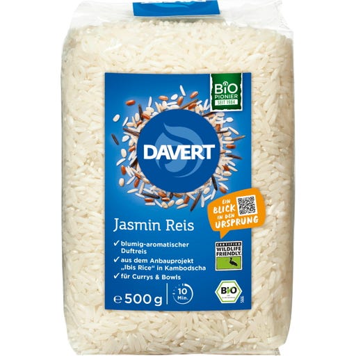Davert Arroz Jazmín Wildlife Friendly Bio