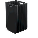 Universal EcoPackly - Składany pojemnik, kosz na śmieci/na pranie - Czarny