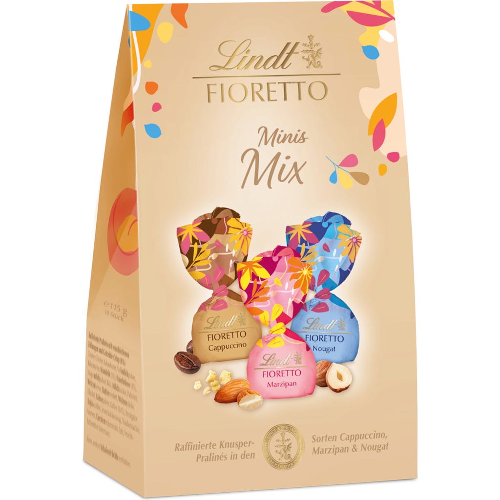 Lindt Fioretto Minis Mix Bag, 115 g - Piccantino Online Shop