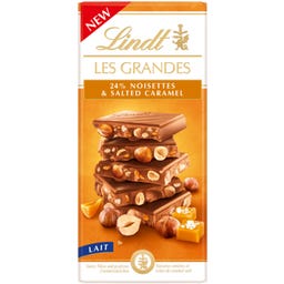 Les Grandes Tafel Salted Caramel Haselnuss - 150 g