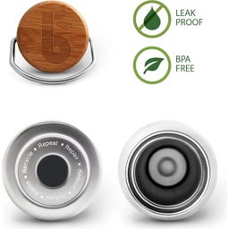 Insulated Stainless Steel Bottle, 500 ml  - Natural Steel