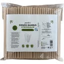pandoo Disposable Bamboo Straws - 200 Pieces