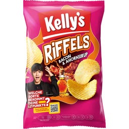 Kelly's Riffels Bacon & Ahornsirup - 130 g