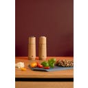 Champagne Gewürzmühlen-2er-Set 18cm Eiche