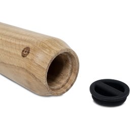 Champagne Gewürzmühlen-2er-Set 18cm Eiche