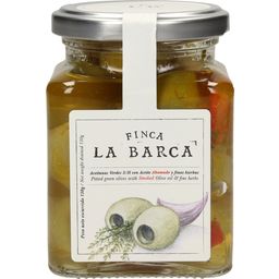 Green Olives in Smoked Olive Oil & Fine Herbs - 130 g